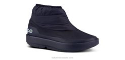 Black OOFOS Women's OOmg Bootie 404R101