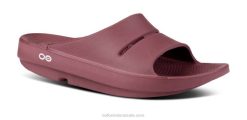 Mars Red OOFOS Women's OOahh Slide Sandal 404R50