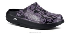 Midnight Tropics OOFOS Women's OOcloog Limited Edition Clog 404R91