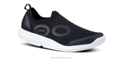 White Black OOFOS Men's OOmg Sport Low Shoe 404R147