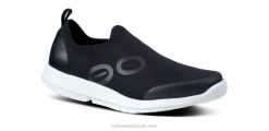 White Black OOFOS Women's OOmg Sport Low Shoe 404R70