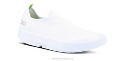White OOFOS Women's OOmg eeZee Low Shoe 404R84